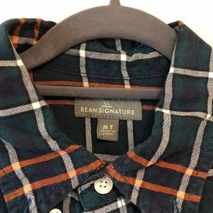 Four (4) L.L. Bean Signature Men's Slim-Fit Shirts